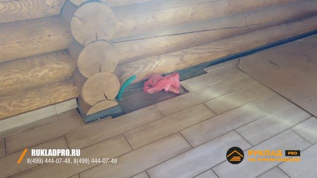 Комплекс отделочных работ в доме из оцилиндрованного бревна диаметром 240 мм. смотреть онлайн