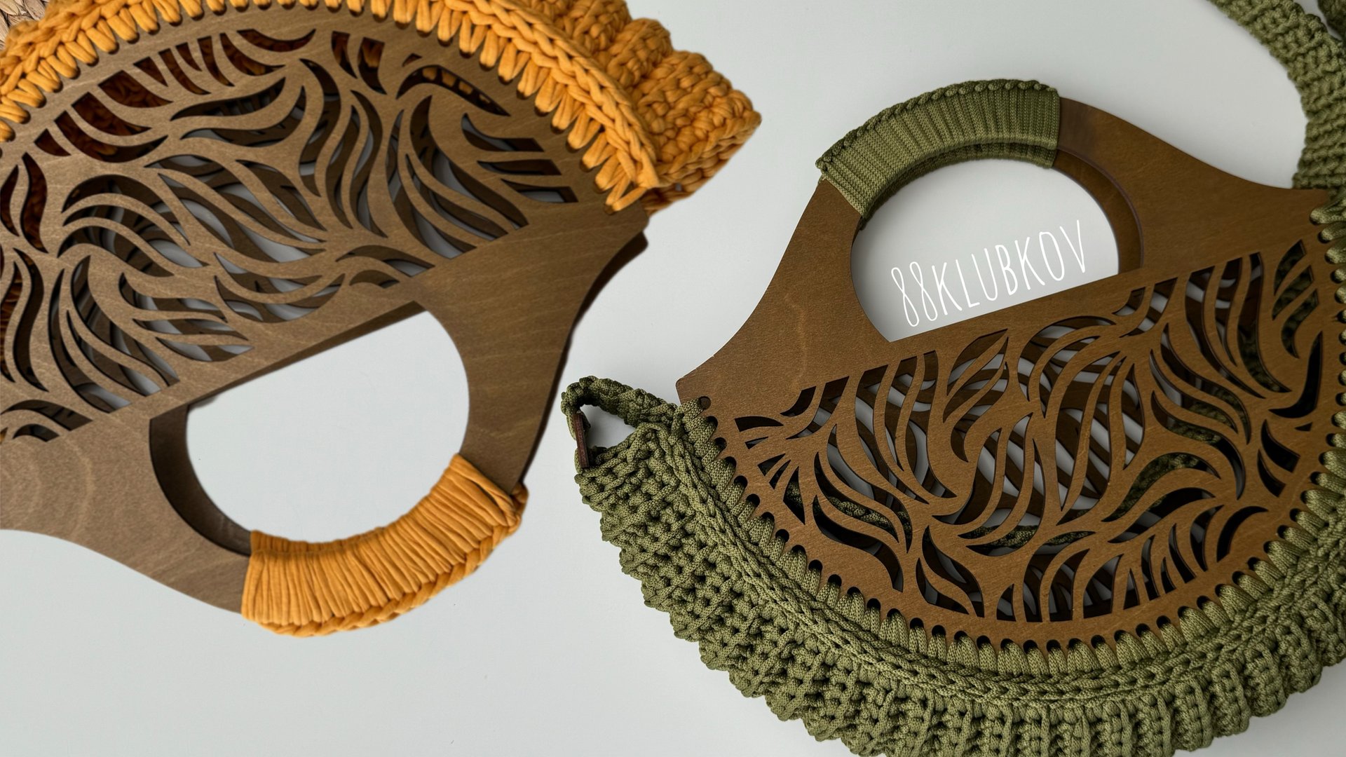 Красивая летняя сумка за 2 часа на деревянном каркасе. Сумка крючком из шнура или трикотажной пряжи. смотреть онлайн