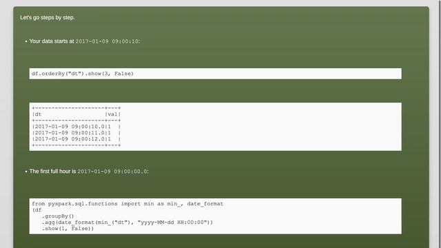 What does the 'pyspark.sql.functions.window' function's 'startTime' argument do? смотреть онлайн