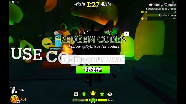 Banana Eats Summer Update 2023 | (New Code)☀️ смотреть онлайн