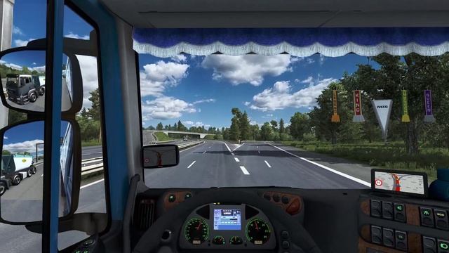 Euro Truck Simulator 2 | ETS2 1.43 | Iveco Stralis | Promods 2.60 | Düsseldorf (D) to Berna (CH) смотреть онлайн