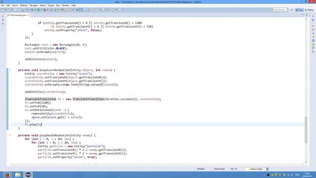 JavaFX Game Tutorial 22 (FXGL - Entity Animation) смотреть онлайн