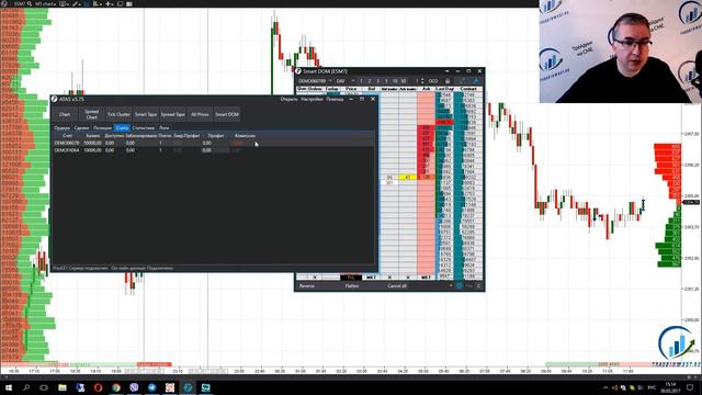 Как указать комиссию в ATAS смотреть онлайн