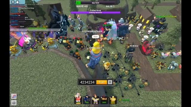 almost WINNING WITH TRASH TOWERS tds roblox смотреть онлайн