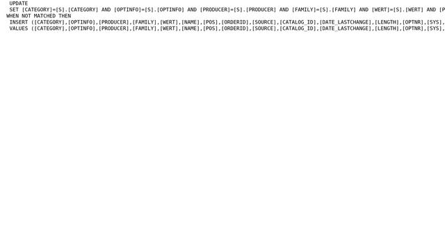 sqlserver 2014 DEFAULT in VALUES using MERGE смотреть онлайн