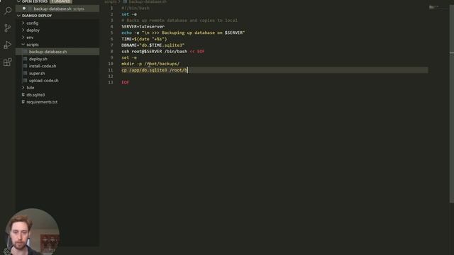 Simple Django Deployment (part 18) - Taking database backups смотреть онлайн