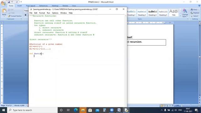 recursive functions in python смотреть онлайн