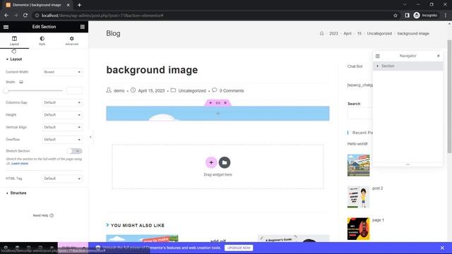 Add Background Image In WordPress Using Elementor || How to Change the Background Image In Elemento смотреть онлайн