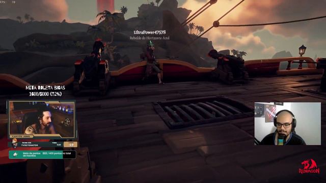 1 FERRADOS 1 TORNADO E AS LENDA PIRATA!!! | SEA OF THIEVES EPIC MOMENTS | MELHORES MOMENTOS DA LIVE смотреть онлайн