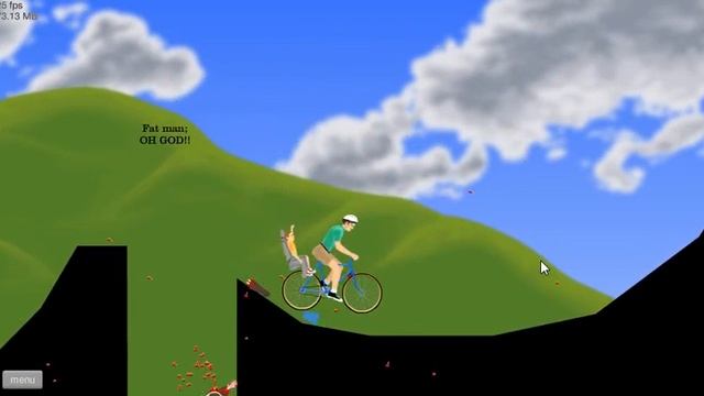 spike fall 1st try! (happy wheels)#2 смотреть онлайн