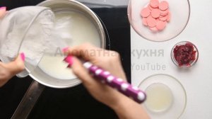 Муссовые сердечки для украшения торта + Рецепт зеркальной глазури