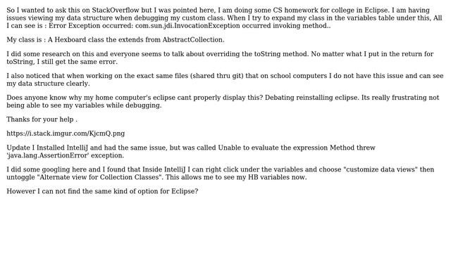 com.sun.jdi.Invocation Exception when debugging смотреть онлайн