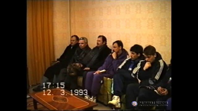 ФК "КАМАЗ". Встреча с руководством перед началом дебютного сезона в Высшей лиге 1993 г.