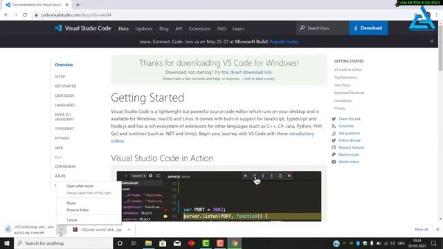 Getting started with Visual Studio Code смотреть онлайн