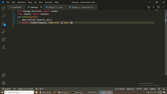 Django Tutorials | Patient Record App | Create template and pass data | Django 3 | Bootstrap 5 смотреть онлайн
