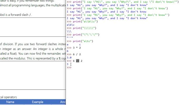 Python programming lesson 4 (Some text, some math and going loopy) смотреть онлайн