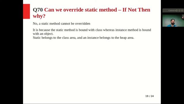 [ Most Asked ] Core Java Interview Questions On Polymorphism || OOPs Concept || Part - 8 || In Dept