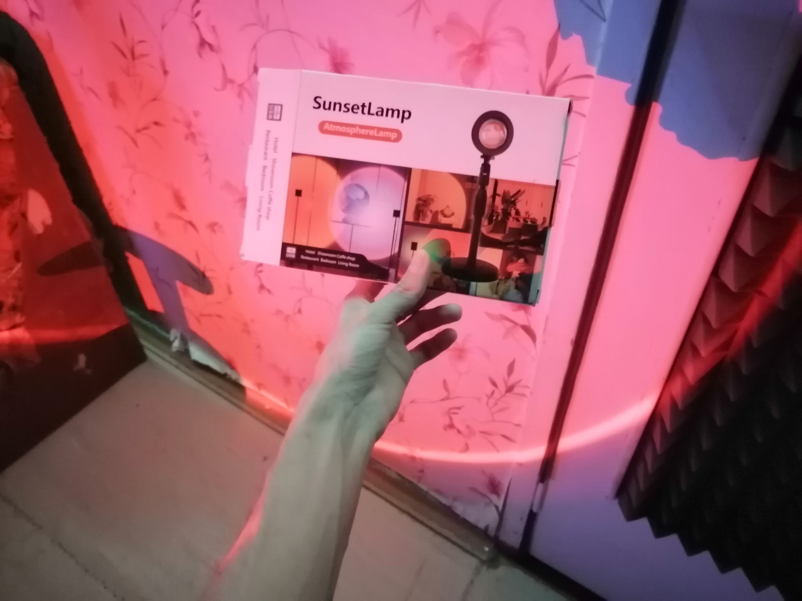 Распаковка и обзор на Лампу Закат  / Sunset Lamp Atmosphere Lamp