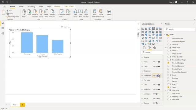 Creating & Formatting Bar Chart in Power BI Desktop смотреть онлайн