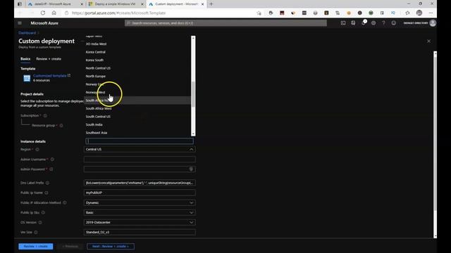 Create Azure Virtual Machine with Template смотреть онлайн