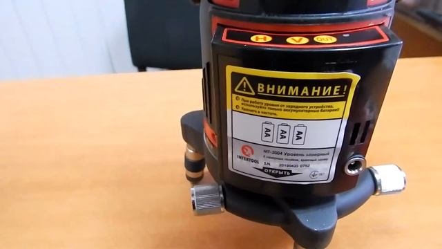 Лазерный уровень, 5 лазерных головок, красный лазер смотреть онлайн