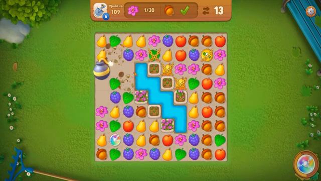 GardenScapes 109 Level Walkthrough смотреть онлайн