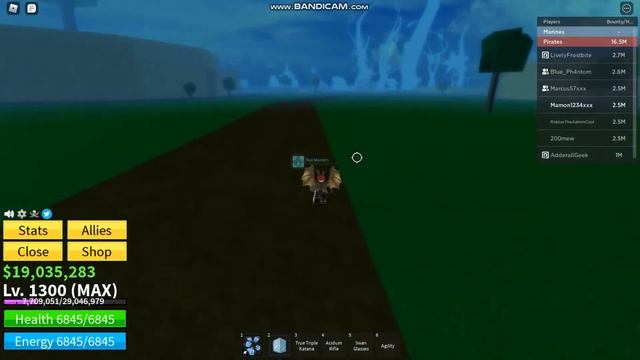 Walking from Main Docks to Green Bit. (Blox Fruits - Roblox) смотреть онлайн
