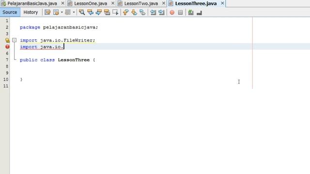 Basic Java 70 pelajaran contoh program read write lanjutan смотреть онлайн