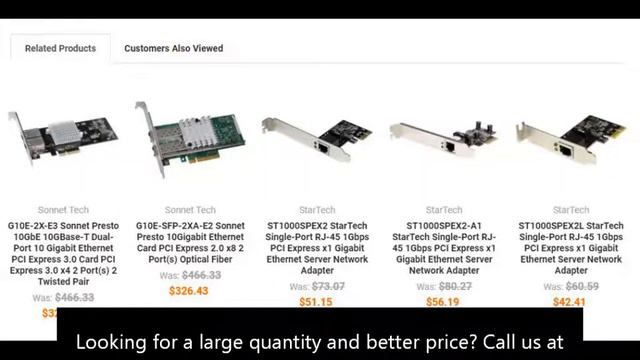 GE1000LAB-E Sonnet Presto Gigabit Pro Single-Port RJ-45 1Gbps PCI Express 2.0 x1 Gigabit Card смотреть онлайн