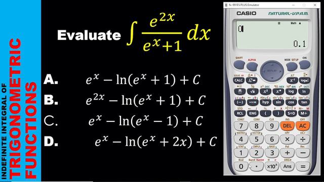 INTEGRATION PART 2: CALCULATOR TECHNIQUES ON INDEFINITE INTEGRATION OF TRIGONOMETRIC FUNCTIONS смотреть онлайн