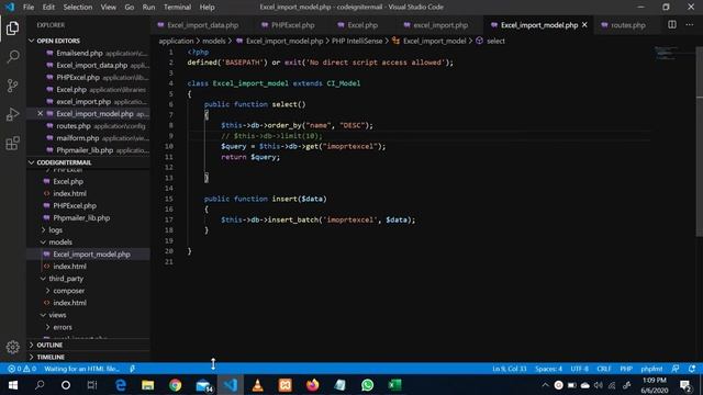 Learn How to Import Excel file into database using ajax in codeigniter (PHP) in one video смотреть онлайн