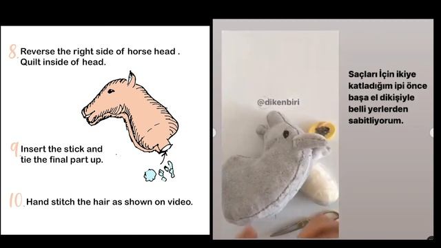 HOBİ AT DİKİMİ // Hobby Horse Sewing Pattern // How To Sew & Diy Hobby Horse?