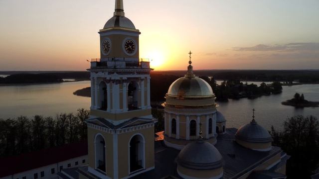 4К DJI Нило-Столобенская пустынь (Нилова пустынь) смотреть онлайн