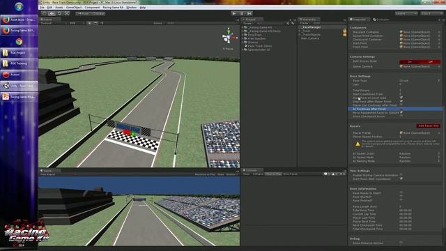 Racing Game Kit Tutorials #5 - Race Manager смотреть онлайн