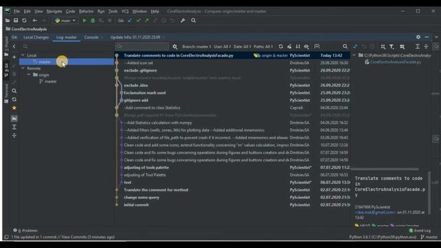 Python and Git Branches in PyCharm смотреть онлайн