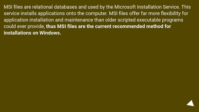 Install software: choose .msi or .exe? смотреть онлайн