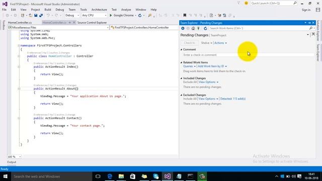 How to move shelveset from one branch to other using TFS (Team Foundation Server) смотреть онлайн
