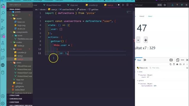 A2022 16D VueJs Pinia смотреть онлайн