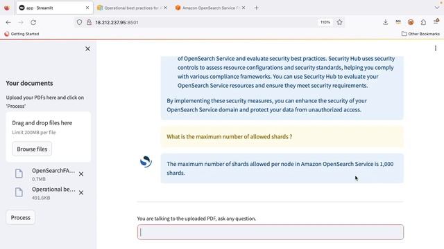 Demo: Chat with your PDFs using Amazon OpenSearch Service | Amazon Web Services смотреть онлайн