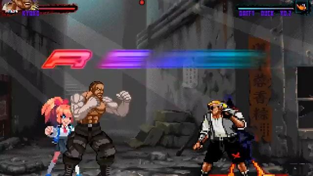 MUGEN Request: Jax & Kyoko Vs Sketch Turner & Daffy Duck смотреть онлайн