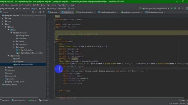 2. Spring Boot Security with mySql database and password encoding (part-2) смотреть онлайн