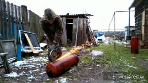 Разборка газового баллона