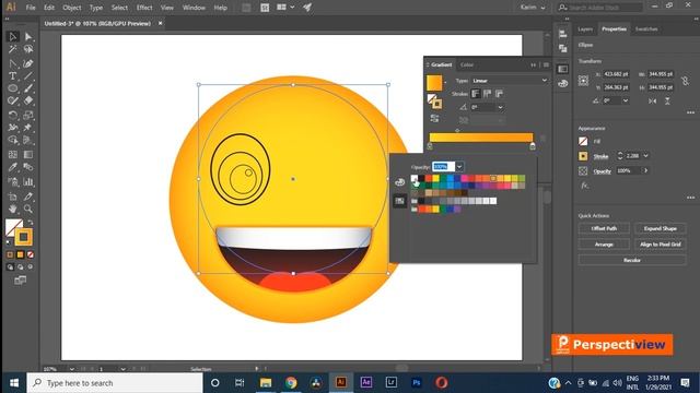 Creating Emoji in Adobe Illustrator (Time-lapse) смотреть онлайн