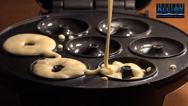 Донат мэйкер Как приготовить пончики Smile Donut Maker WM3606 смотреть онлайн