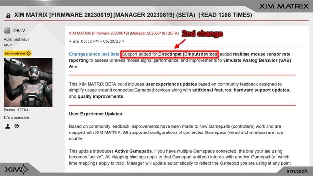 XIM Matrix - SAB 3 0 Rework + New Beta Firmware Release With New Features смотреть онлайн