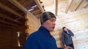 Стройка дома! Натяжка изоспана! Крепим черновой пол!