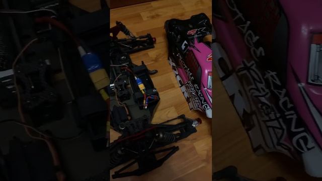 Трагги 1/8 на бк системе конверсия #нитрометан #rc #rccar #reels #трагги смотреть онлайн