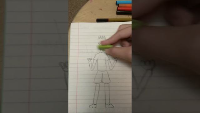 Рисуем мальчика в тетради✍??? смотреть онлайн