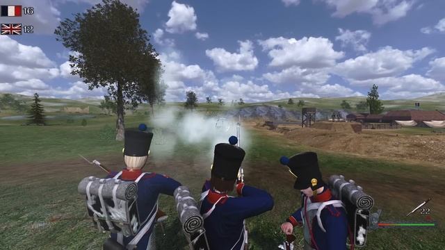 Сбор и учения гренадерской роты. M&B Warband - Napoleonic Wars смотреть онлайн
