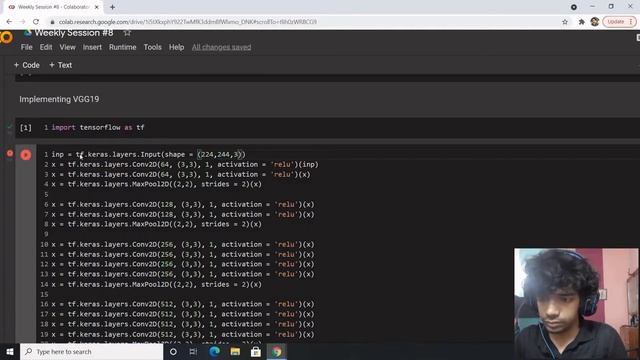 Weekly Session #8 [Pseudo-Labelling, Sequential v/s Functional, VGG19, GoogleNet Implementation] смотреть онлайн